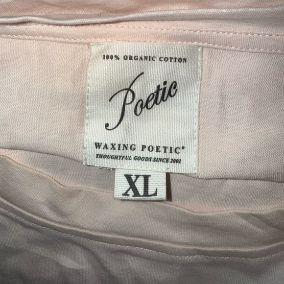 Waxing Poetic Pink Short Sleeve Tee - Picture 3 of 3